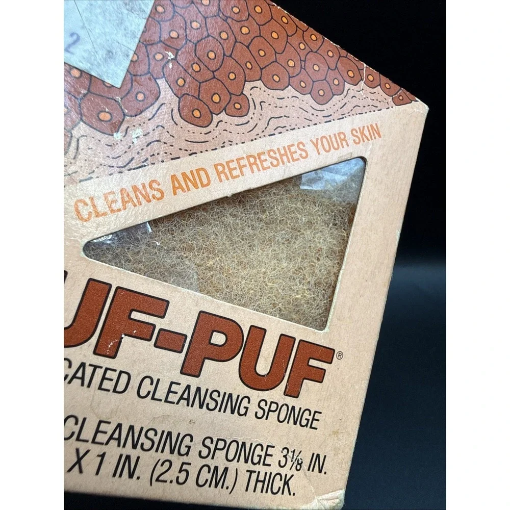 Vintage New Old Stock BUF PUF Non medicated Cleansing Sponge 3M